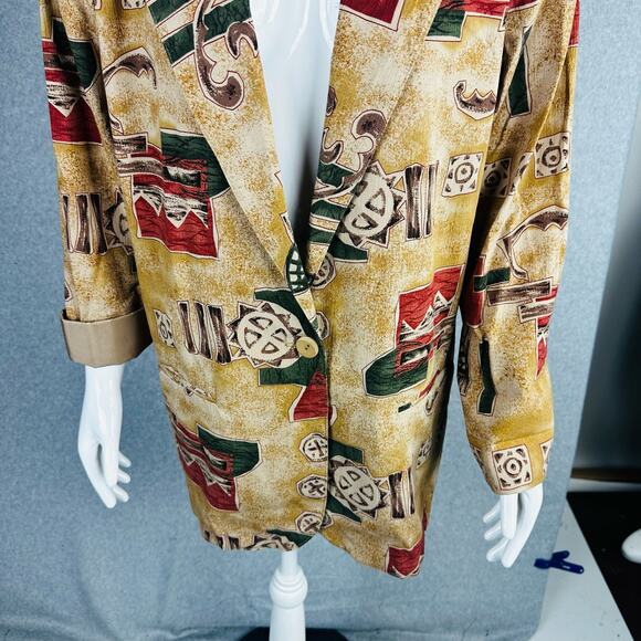 Vintage Toni Garment for CC Magic Womans Sz Medium Topper Blazer Long Sleeve - Picture 7 of 7